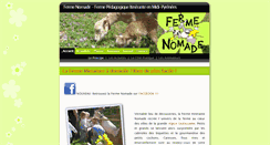 Desktop Screenshot of ferme-nomade.fr