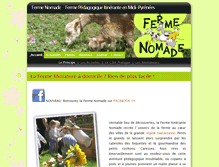 Tablet Screenshot of ferme-nomade.fr